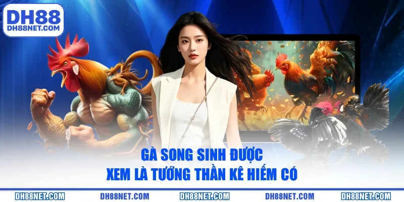 Gà song sinh được xem là tướng thần kê hiếm có