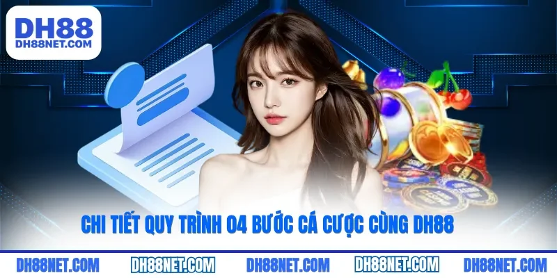 Chi tiết quy trình 04 bước cá cược cùng DH88